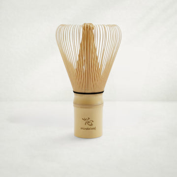mind&leaf 100-tine bamboo matcha whisk (chasen)